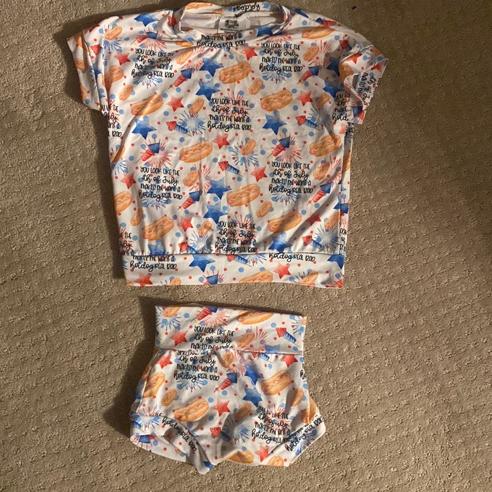 Custom girls lounge set